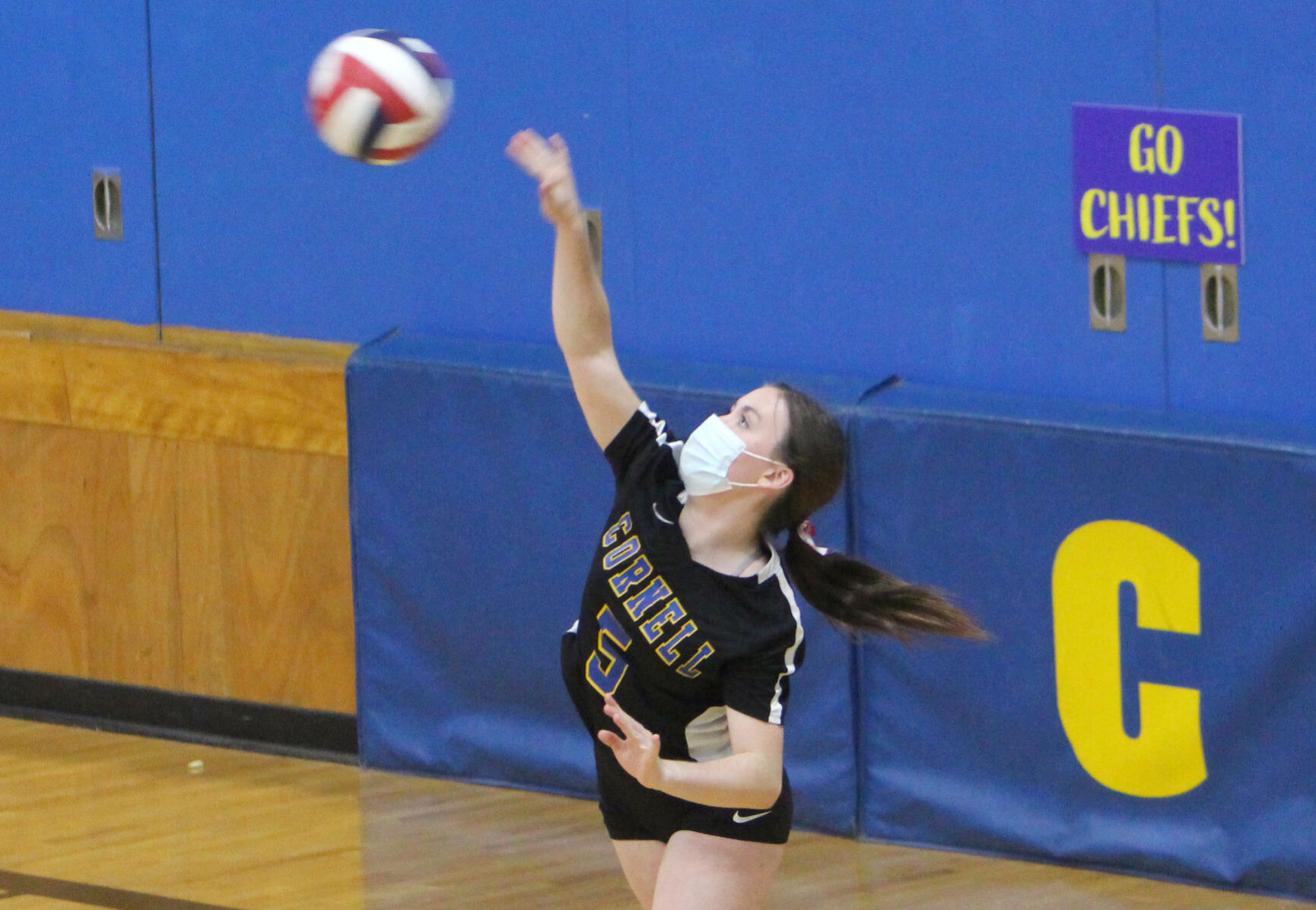 Lake Holcombe at Cornell volleyball 10-15-20